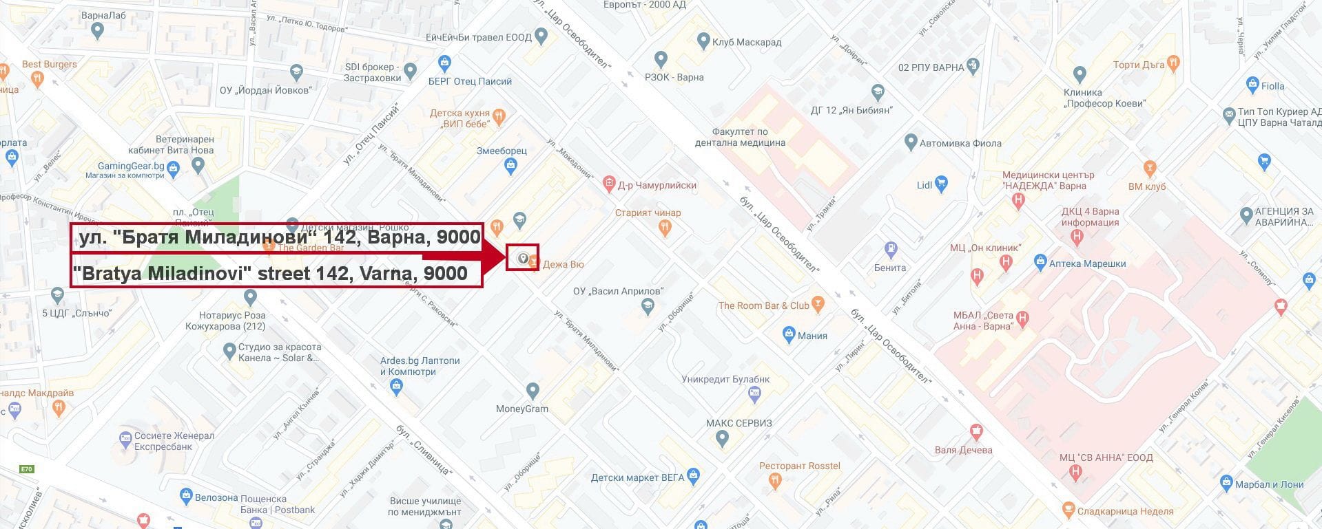 Location and Contacts of DJOBS